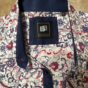 Bachrach Paisley Print Shirt